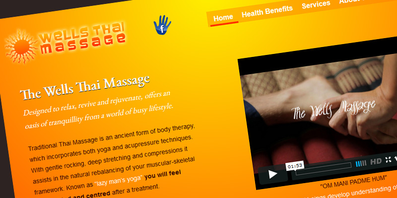 The Wells Thai Massage's website