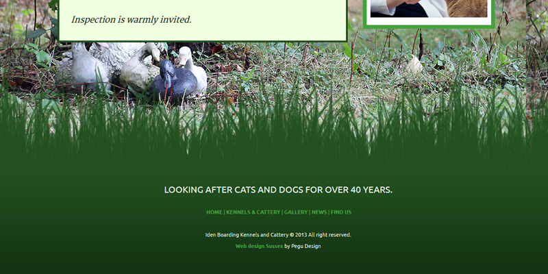 Iden Kennel's website