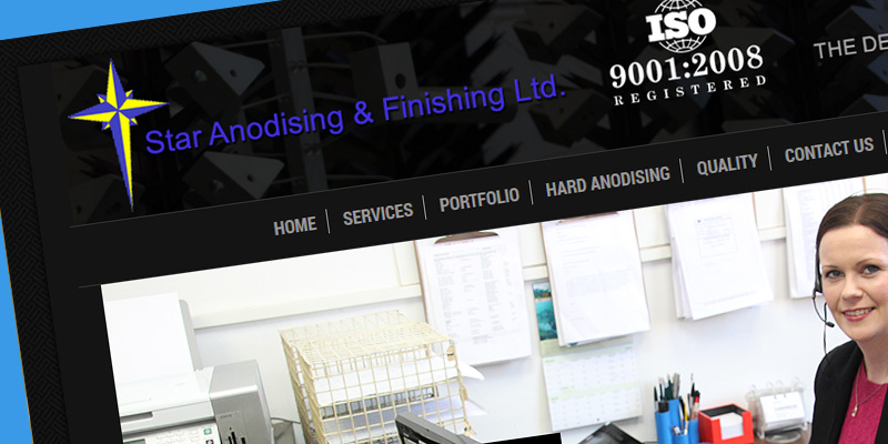 Star Anodising's website